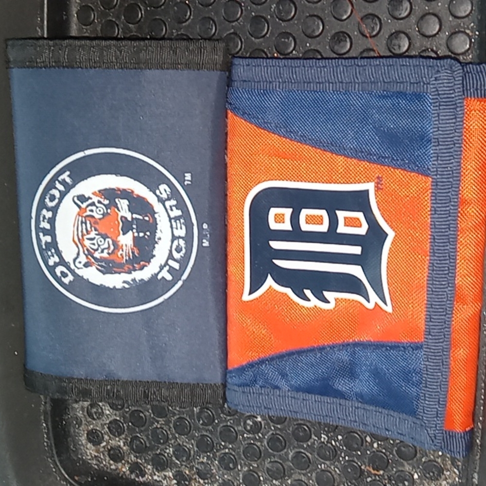 I'm selling two vintage Detroit Tigers wallets